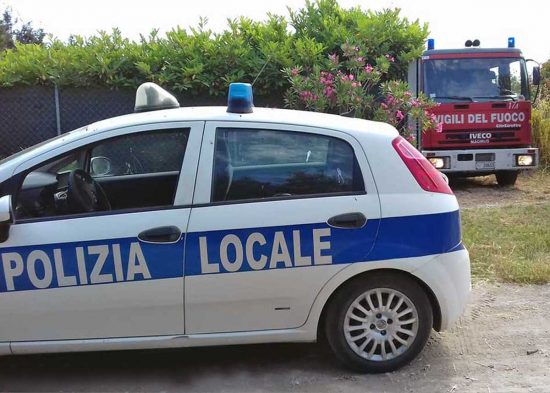 Polizia locale e vigili del fuoco
