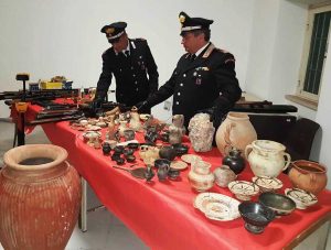 Torrimpietra - Le armi e i repertisequestrati dai carabinieri 