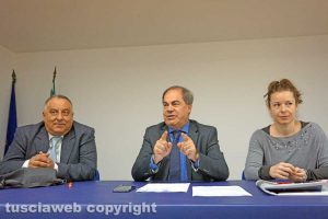 Viterbo - Mario Malerba, Fortunato Mannino ed Elisa Durantini