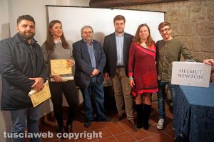 Bassano in Teverina - Carlo Galeotti, Alessandro Romoli e Lietta Granato assieme ai premiati