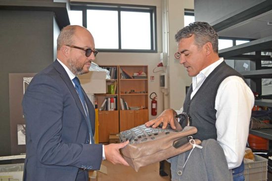 Valentano - La visita di Mauro Rotelli alla DiMar group