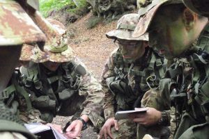 Viterbo - Gli allievi della scuola sottufficiali dell'esercito in azione