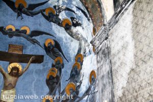 Viterbo - Cimitero - La chiesa di San Lazzaro - Gli affreschi di Pietro Vanni