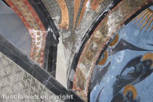 Viterbo - Cimitero - La chiesa di San Lazzaro - Gli affreschi di Pietro Vanni