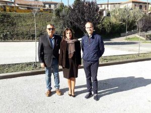 Bagnaia - L'inaugurazione del parcheggio in via Jacopo Barozzi