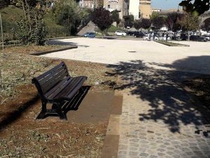 Bagnaia - L'inaugurazione del parcheggio in via Jacopo Barozzi