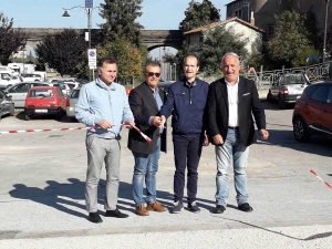 Bagnaia - L'inaugurazione del parcheggio in via Jacopo Barozzi