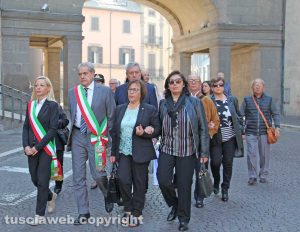 Viterbo - 68esima giornata per le vittime degli incidenti sul lavoro - Il corteo dell'Anmil