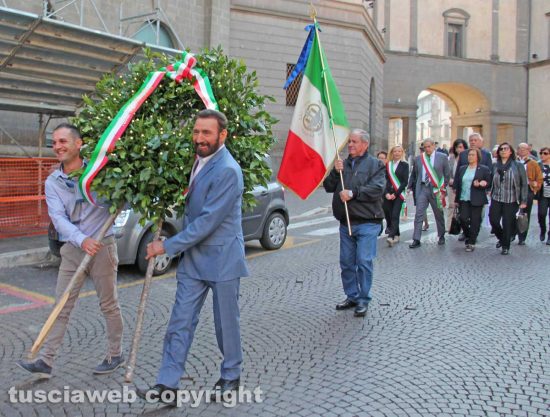 Viterbo - 68esima giornata per le vittime degli incidenti sul lavoro - Il corteo dell'Anmil