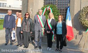 Viterbo - 68esima giornata per le vittime degli incidenti sul lavoro - La deposizione della corona