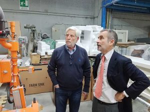  Civita Castellana - Visita dell’assessore regionale Gian Paolo Manzella alle aziende Federlazio