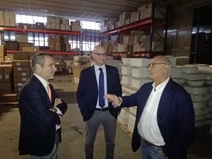  Civita Castellana - Visita dell’assessore regionale Gian Paolo Manzella alle aziende Federlazio