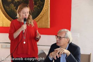 Giorgia Meloni e Vittorio Sgarbi