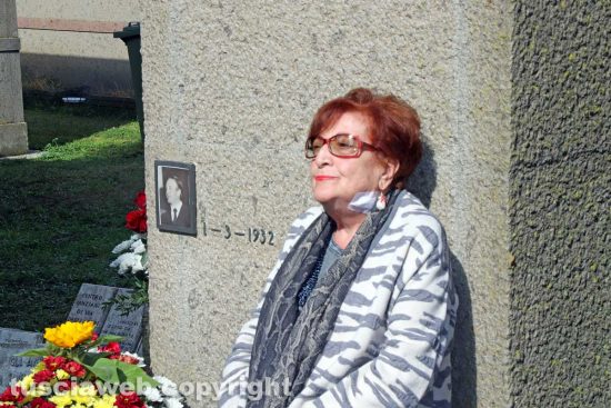 Viterbo - Ricordo di Luigi Petroselli - La moglie Aurelia