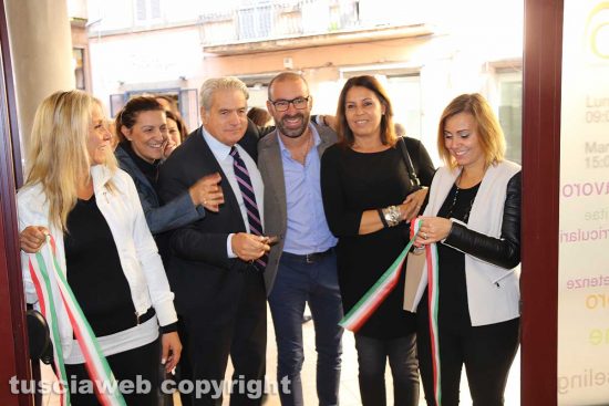 Viterbo - Il taglio del nastro al Col