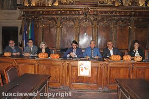 Viterbo - Halloween - La conferenza stampa in comune