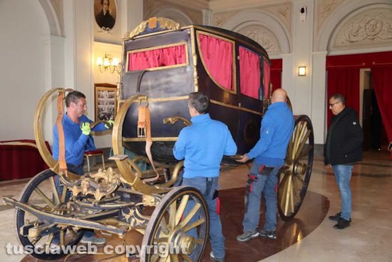 La carrozza dei Priori - Il montaggio