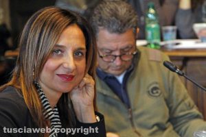 Viterbo - La consigliera Paola Bugiotti
