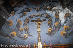 Viterbo - Cimitero - La chiesa di San Lazzaro - Gli affreschi di Pietro Vanni