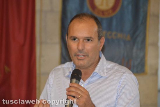 Il sindaco di Montalto di Castro Sergio Caci