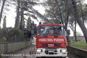 Montefiascone - L'intervento in località Cappuccini