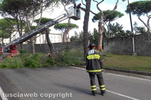 Montefiascone - L'intervento in via Bandita