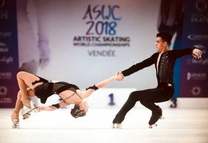 Francesco Mascia e Gioia Fiori, secondi al campionato mondiale di Pattinaggio a rotelle