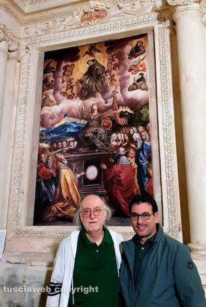 “Allegoria del Cordone” di Angelo da Vallerano nella chiesa Madonna della Pieve