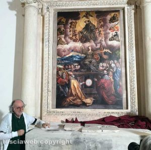“Allegoria del Cordone” di Angelo da Vallerano nella chiesa Madonna della Pieve