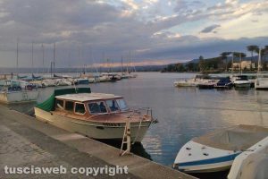 Bolsena - Un tramonto sul lago