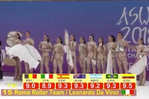 Sport - Pattinaggio artistico - Ludovica Delfino e il Roma roller club