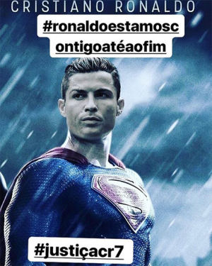 Cristiano Ronaldo versione Superman
