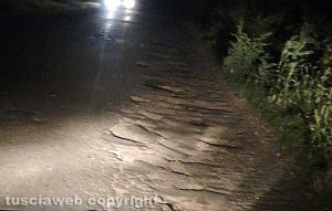 Civita Castellana - Buche sulla SP77