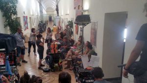 Troppa Grazia - Le riprese all'università
