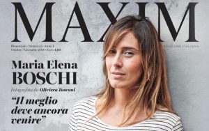 Le foto di Maria Elena Boschi su Maxim