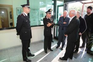 Bolsena - La visita di monsignor Tuzia ai carabinieri