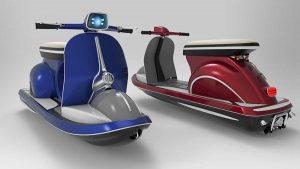 La Vespa moto d'acqua ideata da Pierpaolo Lazzarini 