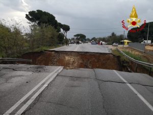 Voragine sulla Pontina