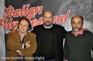 Italian Film Fest Berlin - Antonio Albanese con Enrico Magrelli e Mauro Morucci