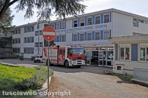 Viterbo - Incendio, Itt "L. Da Vinci" evacuato