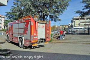 Viterbo - Incendio, Itt "L. Da Vinci" evacuato