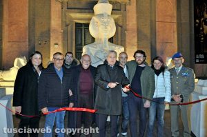 Viterbo - L'inaugurazione della mostra di Tutankhamon