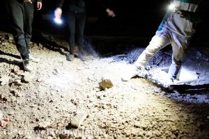Viterbo - Ragazzi all'interno del "Polo nord"