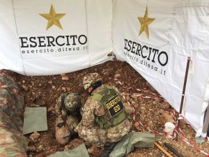 Esercito - Disinnescata bomba a Terni - Gli artificieri a lavoro