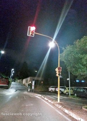 Viterbo - Semaforo in via della Ferrovia