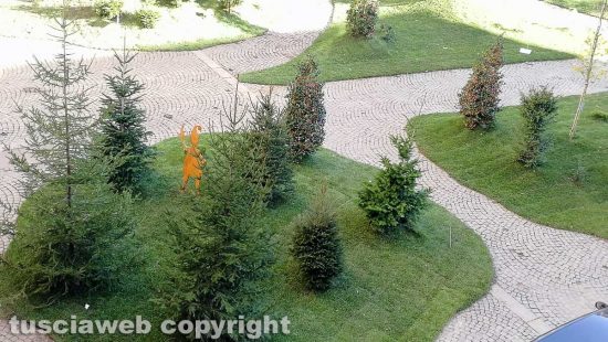 Il bosco di Natale a piazza del Comune