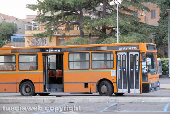 Viterbo - Un bus della Francigena