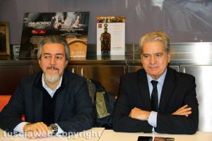 Viterbo - La conferenza stampa sulla manovra economica - Francesco Battistoni e Giovanni Arena