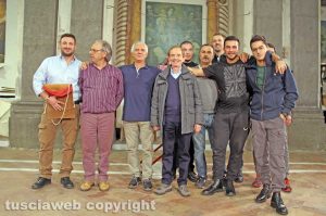 Viterbo - Osvaldo Bevilacqua e i facchini di Santa Rosa