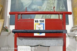 Viterbo - La cassa di 150 per la prova di portata